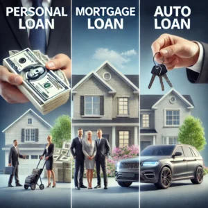 Differences Between Personal, Mortgage, and Auto Loans: Which One to Choose?